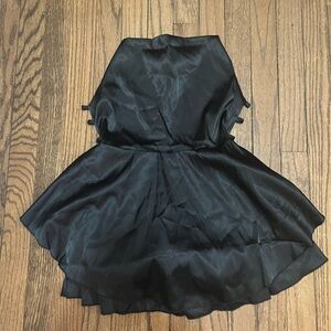 Black mini dress